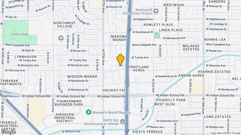Ava Park Mapa y Detalles de la Ubicación