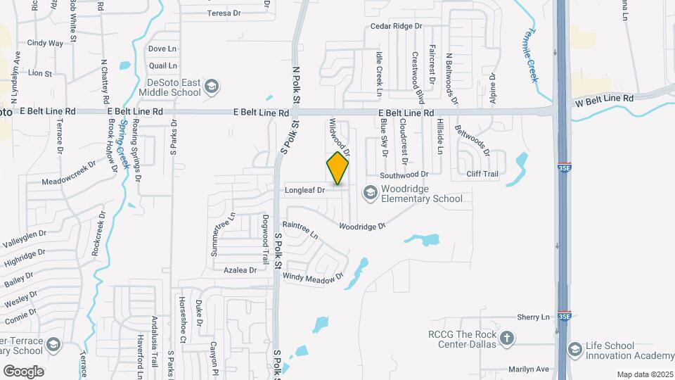 837 Longleaf Dr Map and Location Details