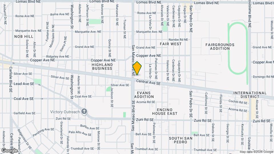 5301 Central Ave NE Map and Location Details