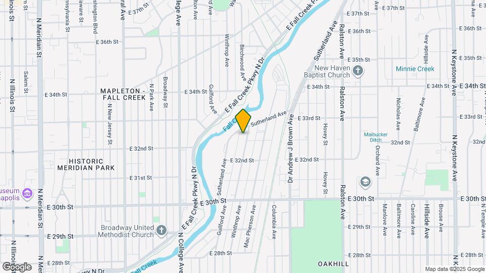 3254 Guilford Ave Map and Location Details