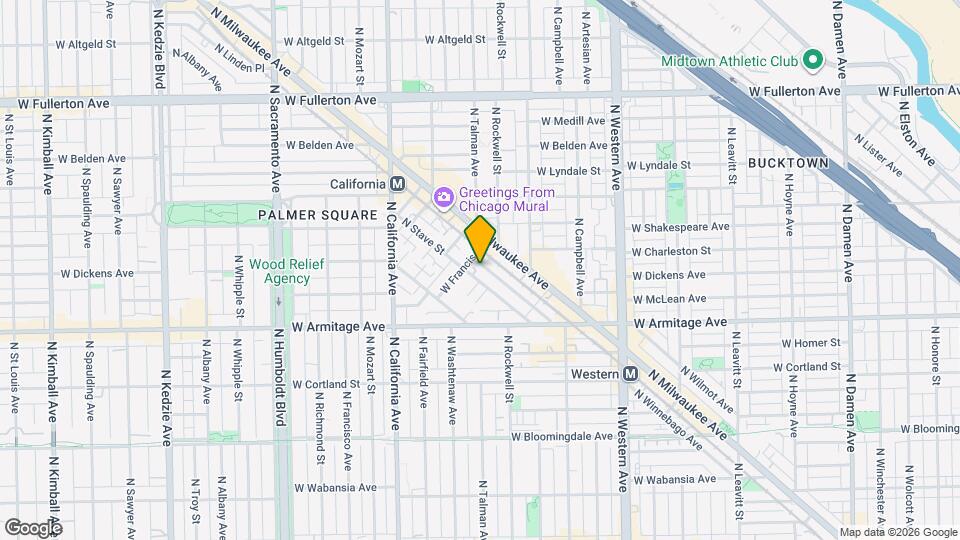 2134 N Bingham St Mapa y Detalles de la Ubicación