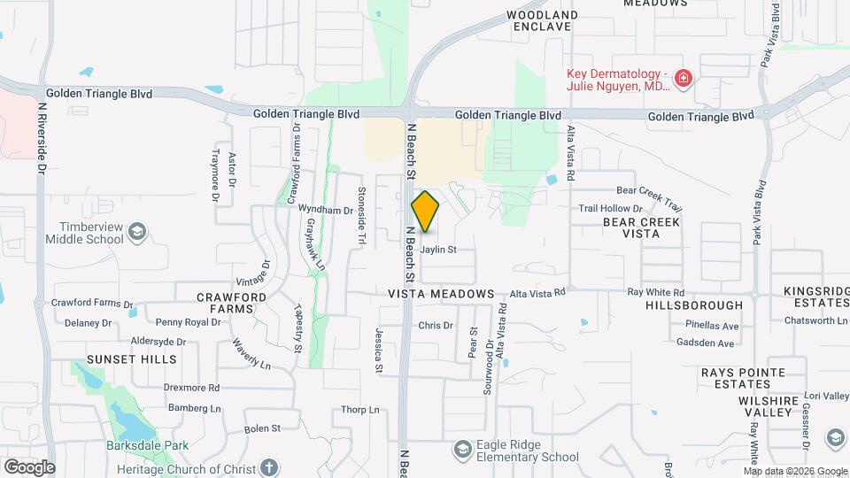 10408 Jaybird Dr Map and Location Details