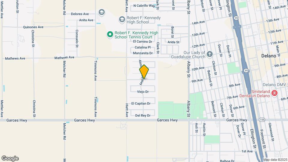 850 Almond Tree Way Map and Location Details