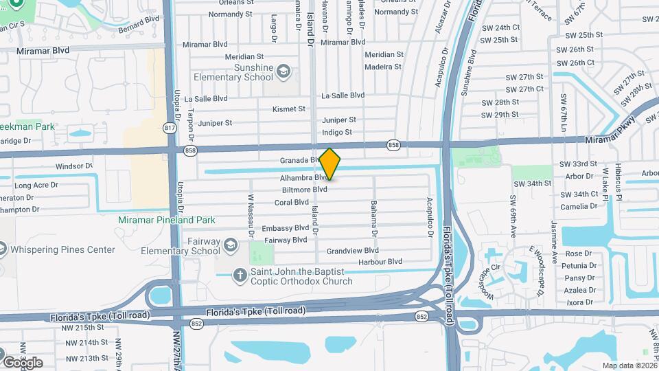 7637 Biltmore Blvd Map and Location Details