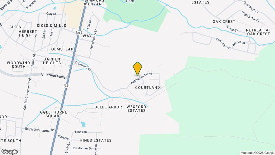 314 Nottingham Way Map and Location Details