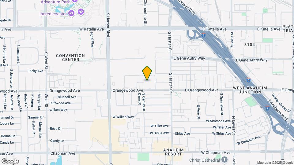 Orangewood Garden Apartments Map and Location Details