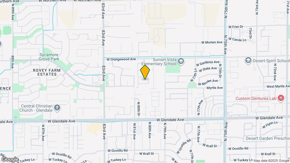 8014 W Nicolet Ave Map and Location Details