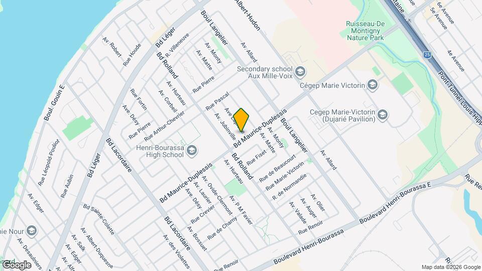 6323 Maurice-Duplessis Boul Map and Location Details