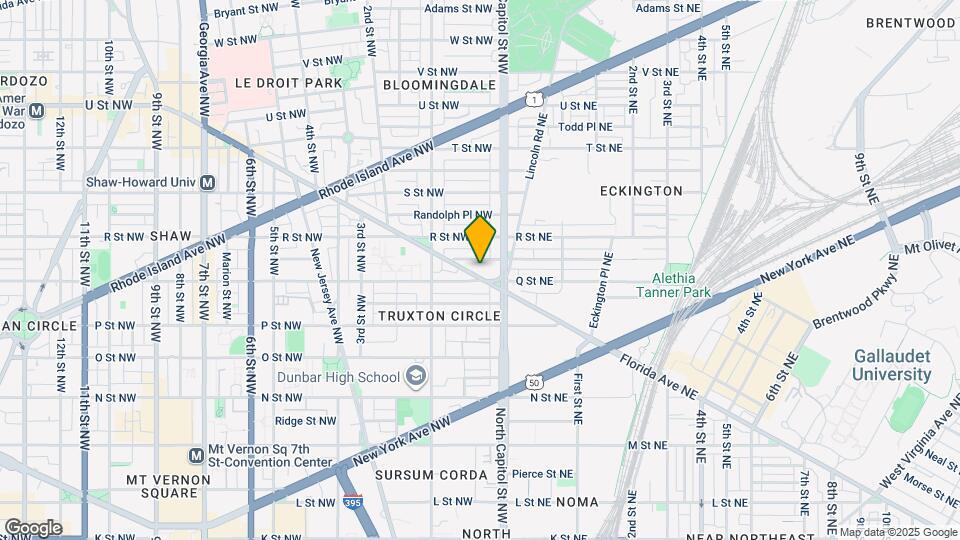 33 Florida Ave NW Map and Location Details