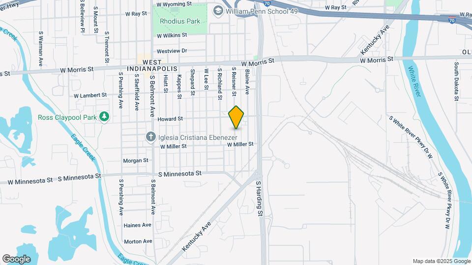 1437 S Reisner St Map and Location Details
