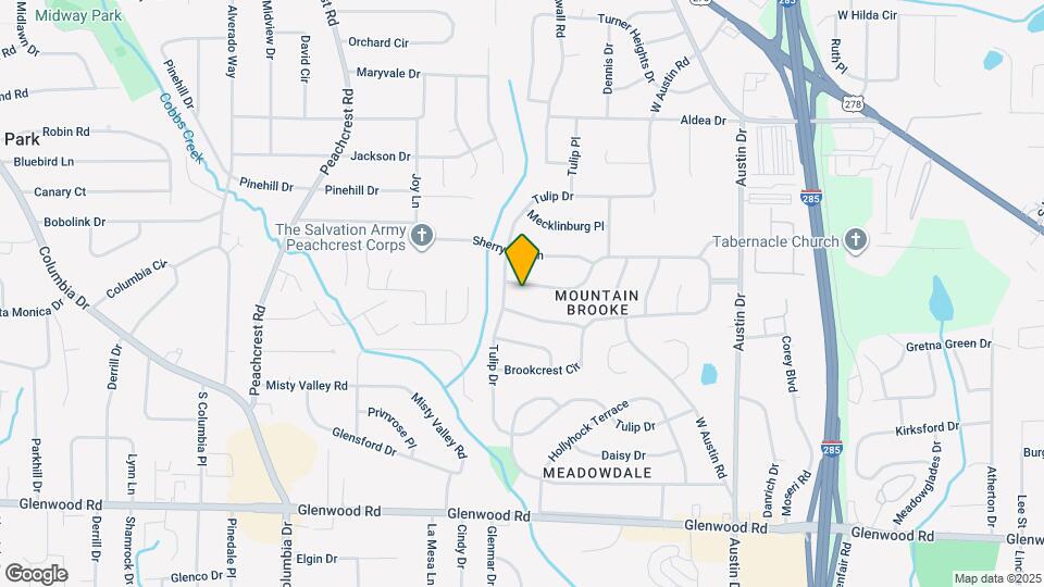 4058 Brookcrest Cir Map and Location Details