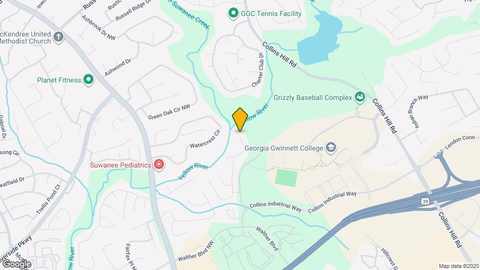 1227 Yellow River Dr Map and Location Details