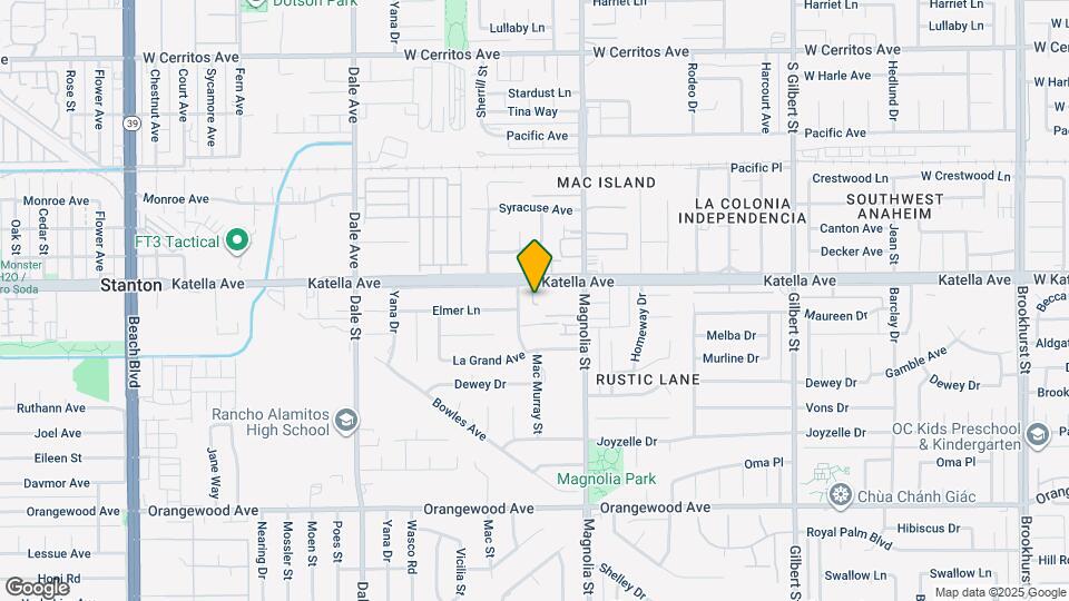 8892 Katella Ave, Unit B3 Mapa y Detalles de la Ubicación