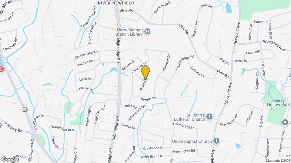 55 Rolling Wood Dr Map and Location Details