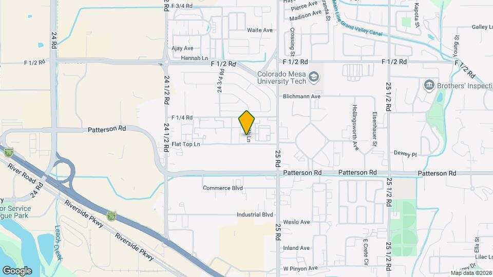 613 Zenith Ln Map and Location Details