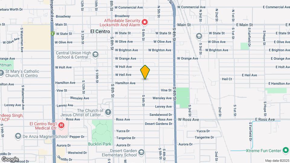 743 S 6th St Map and Location Details