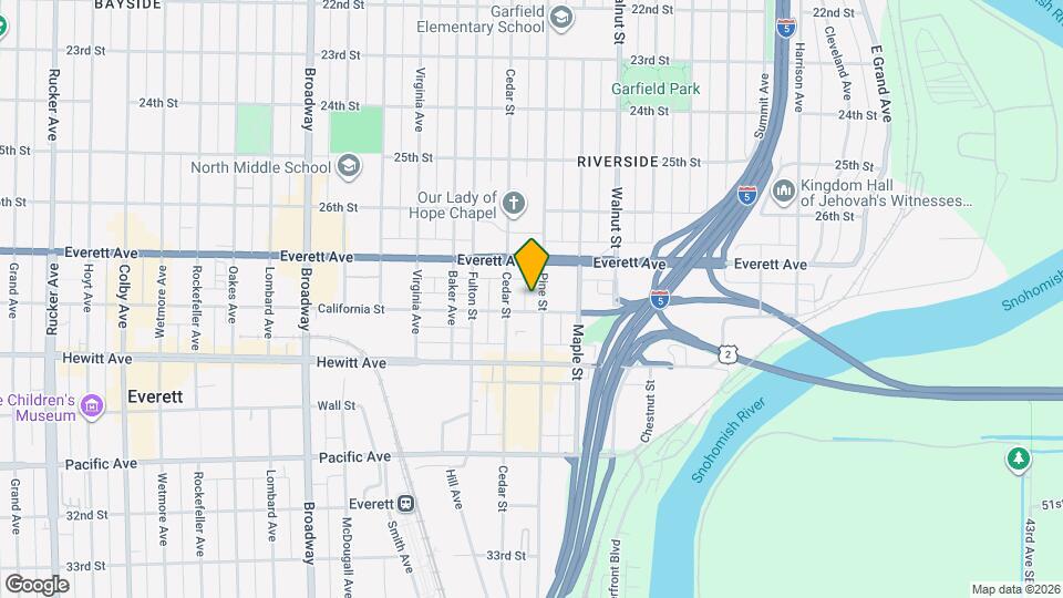 2726 Pine St Map and Location Details