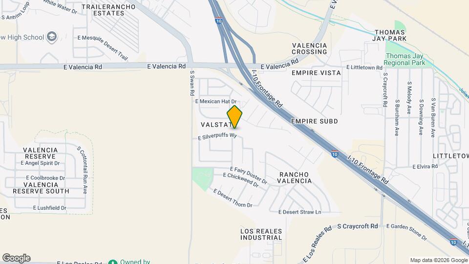 4875 E Silverpuffs Wy Mapa y Detalles de la Ubicación