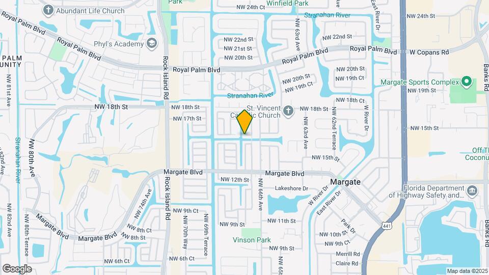 6680 NW 16th St Map and Location Details