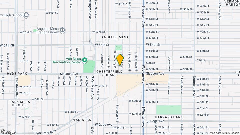 5735 1/2 Ruthelen St, Unit 5735 Map and Location Details