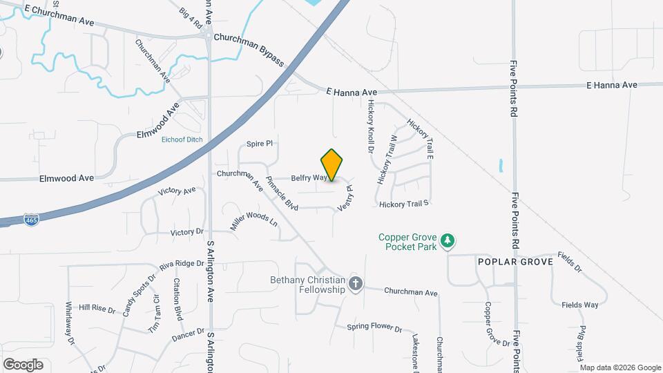 6404 Colonnade Ct Map and Location Details