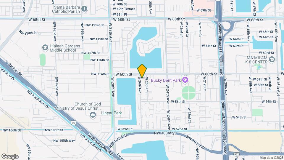 5893 W 26th Ave Map and Location Details
