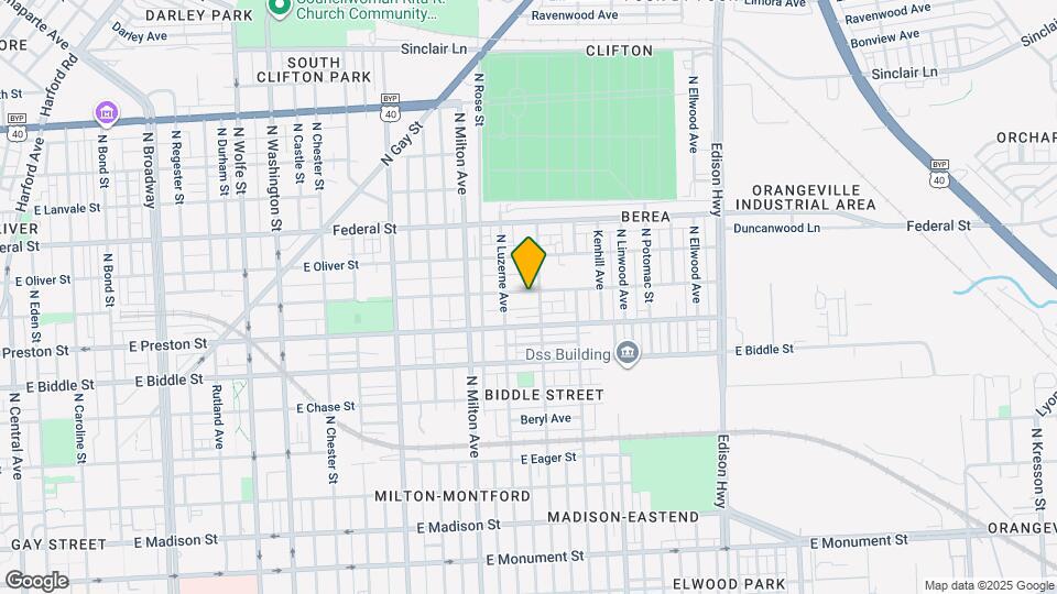 2621 E Hoffman St Map and Location Details