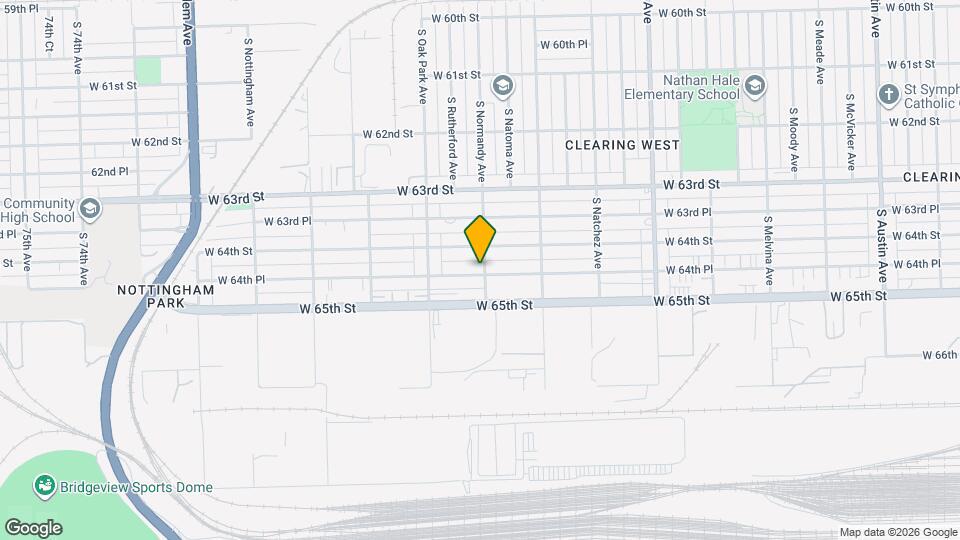 6700 W 64th Pl, Unit Chicago3E Map and Location Details