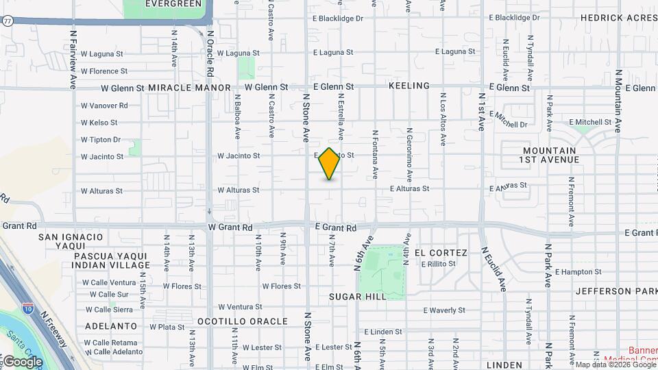 109 E Alturas St Map and Location Details