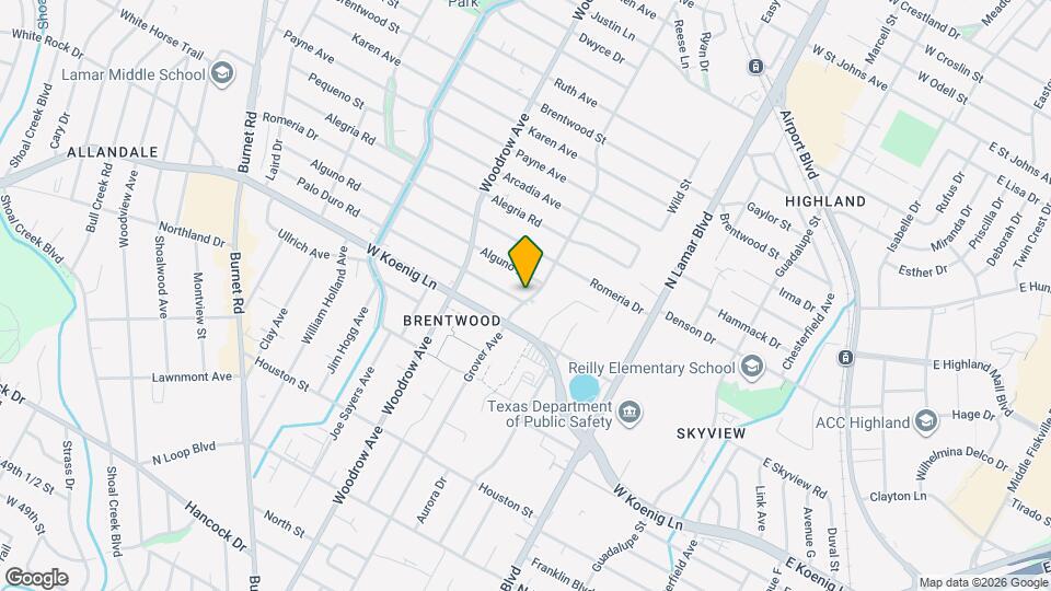 6000 Grover Ave Map and Location Details