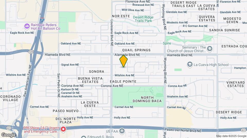 8608 Quail Creek Ct NE Map and Location Details