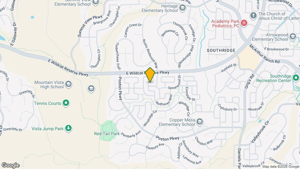 2899 Woodbriar Dr Map and Location Details