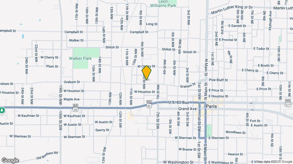 834 Graham St Map and Location Details