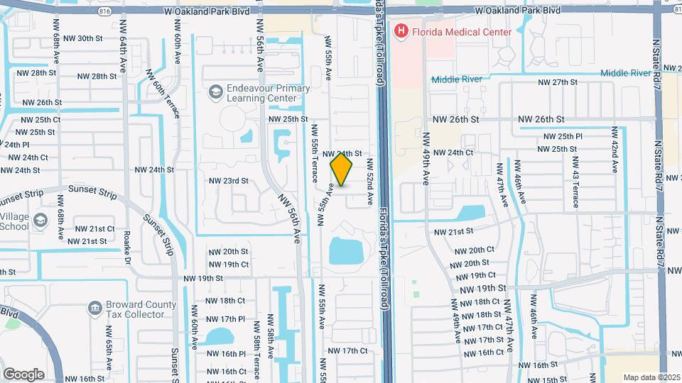 5411 NW 22nd St Mapa y Detalles de la Ubicación