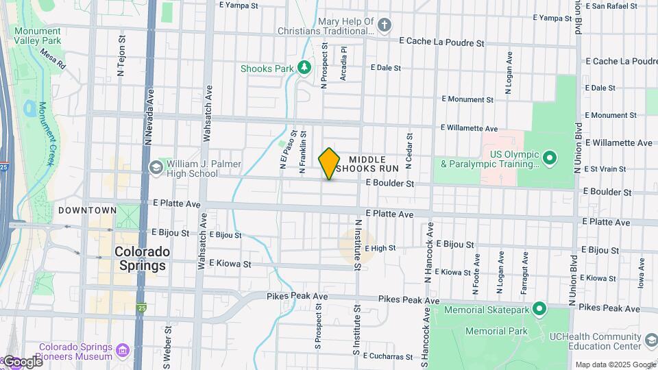 809 E Boulder St Mapa y Detalles de la Ubicación