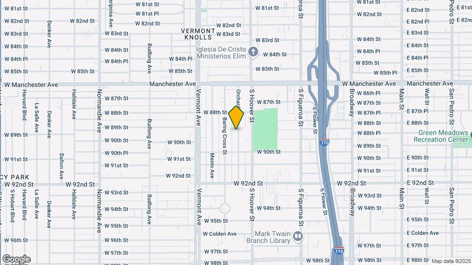 8851 Orchard Ave Mapa y Detalles de la Ubicación
