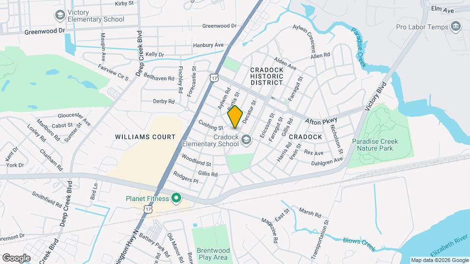 16 Dahlgren Ave Map and Location Details