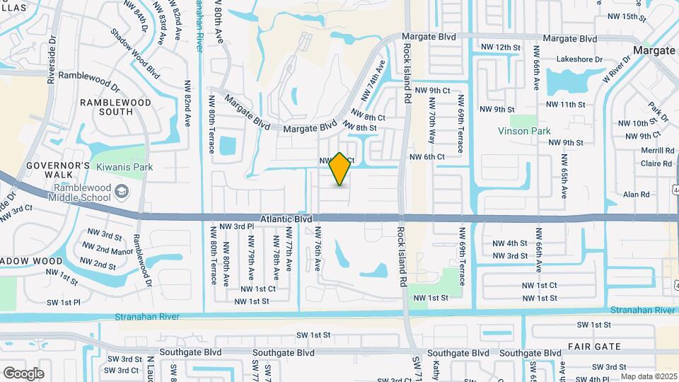 7500 NW 5th Ct Map and Location Details