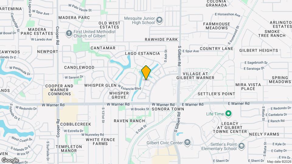 261 W Verano Pl Map and Location Details