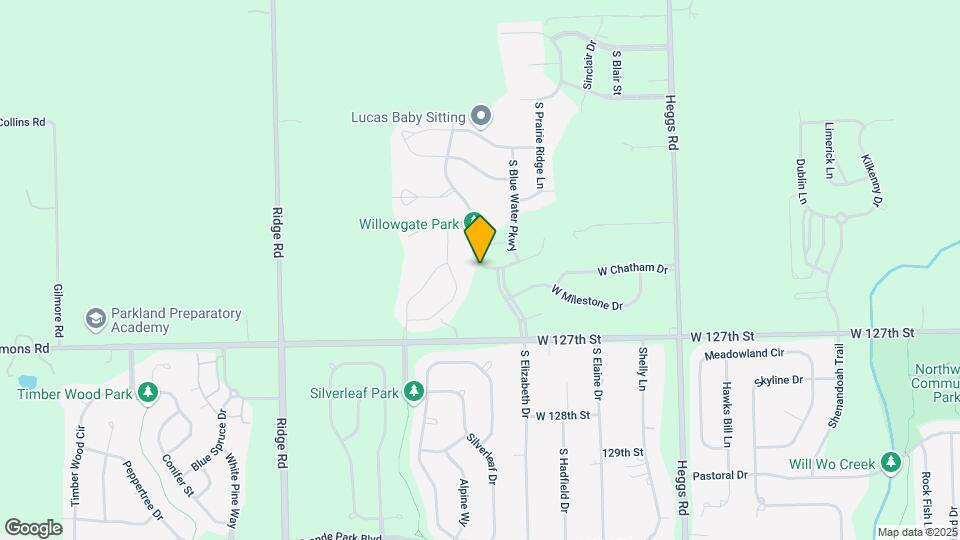 12520 S Cherry Blossom Blvd Map and Location Details