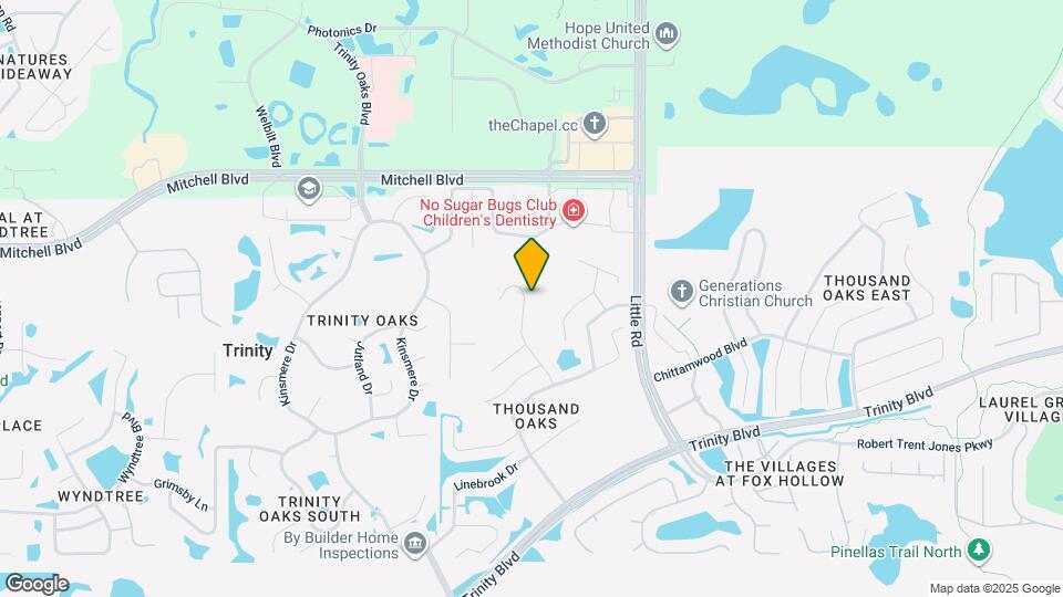 1612 Tawnyberry Ct Mapa y Detalles de la Ubicación