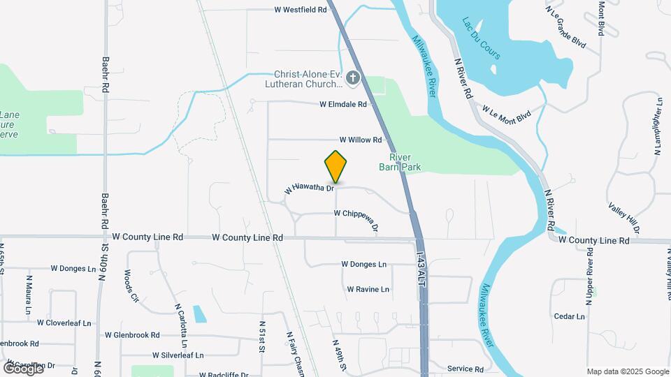 11009 N Mequon Pl Mapa y Detalles de la Ubicación