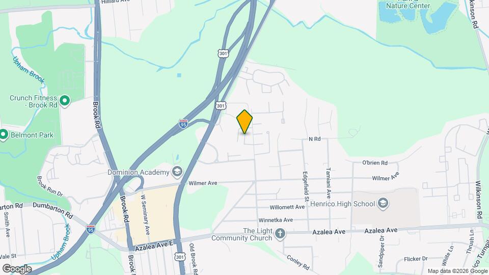 5608 Crenshaw Rd Map and Location Details