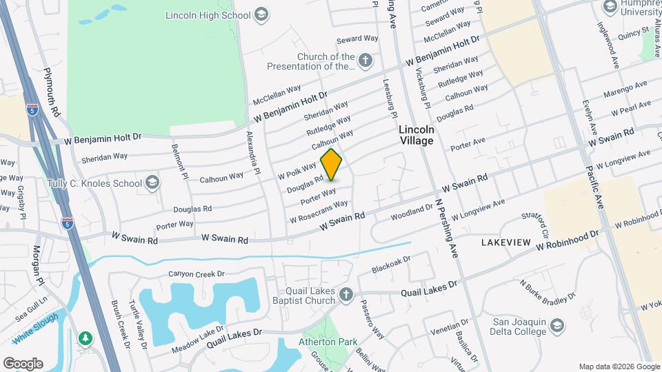 1851 Porter Way Map and Location Details