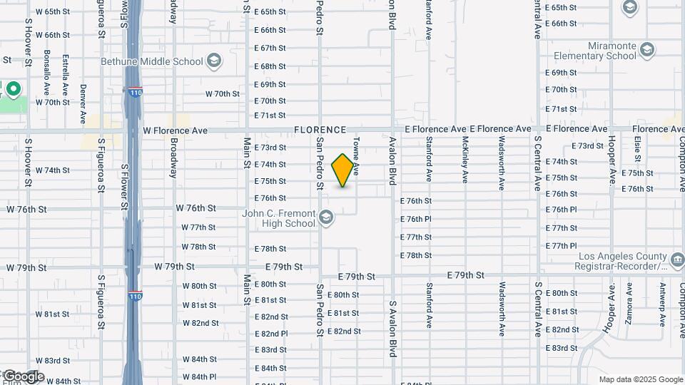 335 E 76th St Map and Location Details