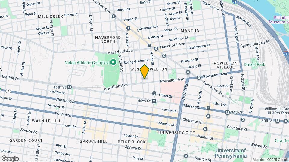4029 Powelton Ave Map and Location Details