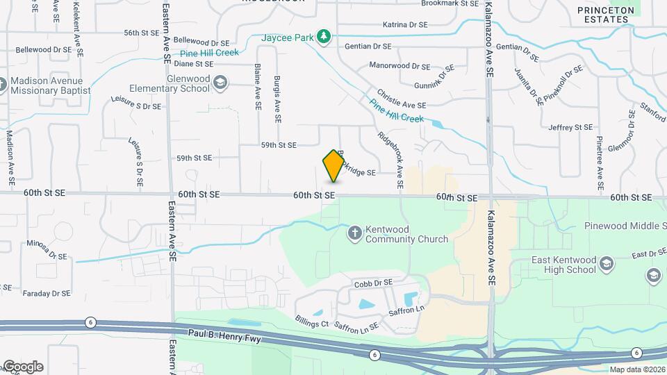 1211 60th St SE Map and Location Details