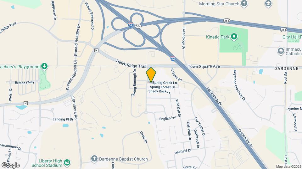 2200 Spring Creek Ln Map and Location Details