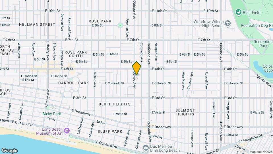370 Obispo Ave Map and Location Details