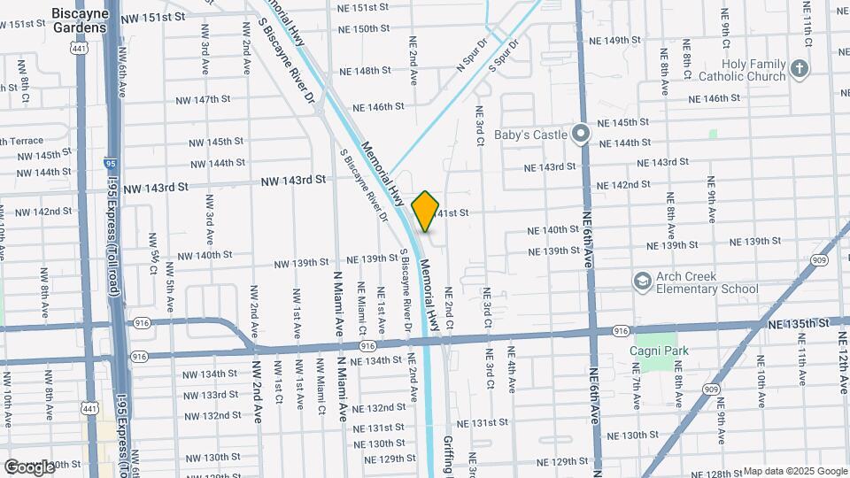 13950 NE 2nd Ave Map and Location Details